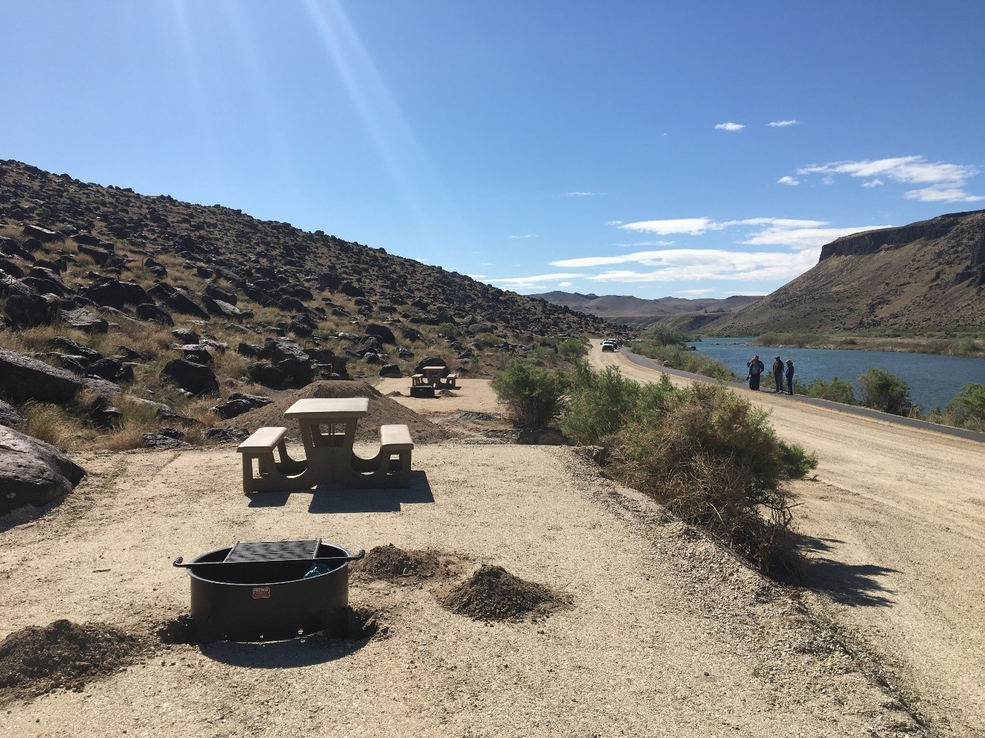 Upgraded picnic and campsite amenities