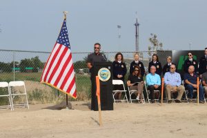 Photo of July 28 groundbreaking ceremony for the new Canyon County Fair Expo Building